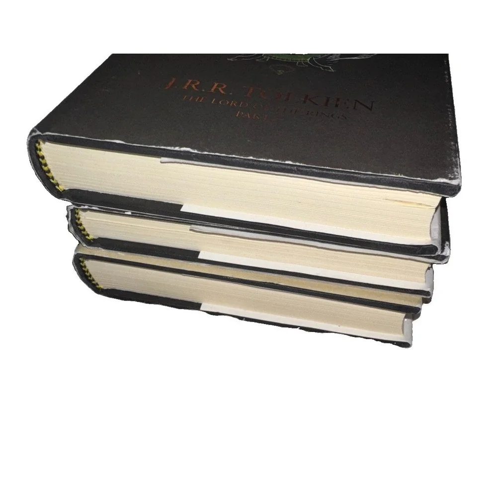 Lord of the Rings 50th Anniversary Hardcover Slipcase JRR Tolkien Books 1-3